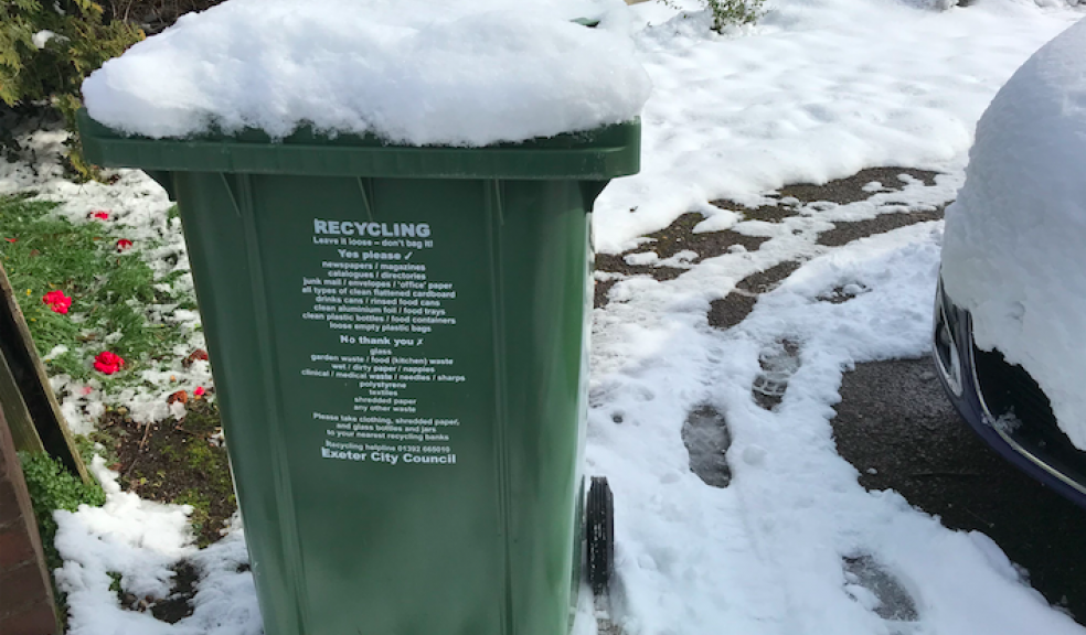 Waste and recycling collections suspended in Exeter The Exeter Daily